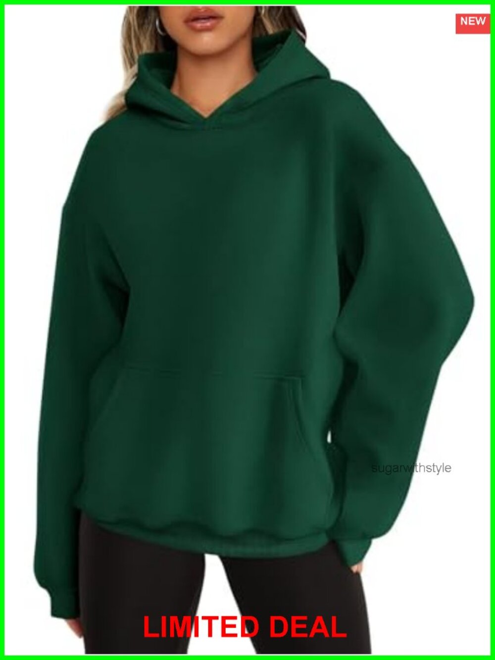 Oversized Graphic Print Hoodie Cotton Spandex Fleece Pocket Casual